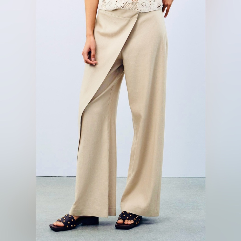 Zara Beautiful, Elegant, Wrap Pants